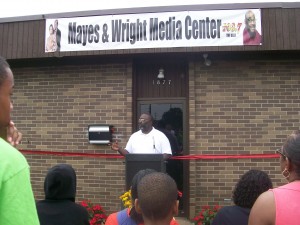 Vice President Gregory T. Roberts speaking at the dedication. Vice President Gregory T. Roberts speaking at the dedication.