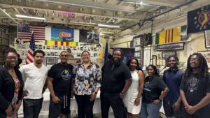 103.7 The Beat Staff with members of the Muskegon Young Black Professionals